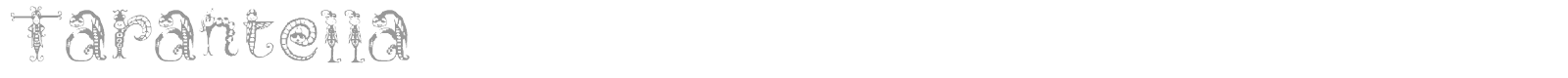 Tarantella font preview